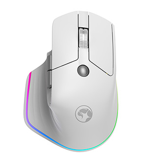 Myš bezdrátová, Marvo G803, bílá, optická, 4000DPI