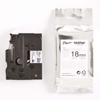 Brother originální čisticí kazeta do tiskárny štítků, Brother, TZE-CL4, 8m, 18mm