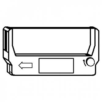 Kompatibilní páska do pokladny, ERC 23, fialová, pro Epson M 250, RP 265, TM 270