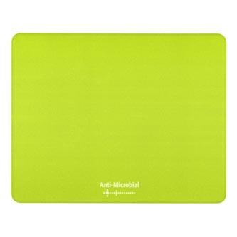 Podložka pod myš, Polyprolylen, zelená, 24x19cm, 0.4mm, Logo, antimikrobiální