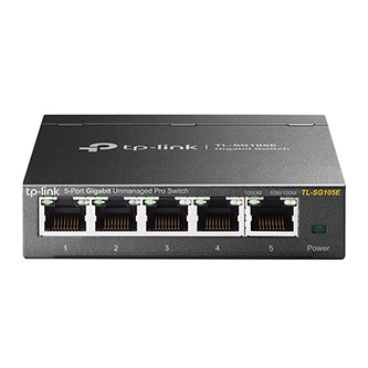 TP-LINK stolní switch TL-SG105E 1000Mbps, VLAN, Smart Easy, auto MDI/MDIX , plug-and-play