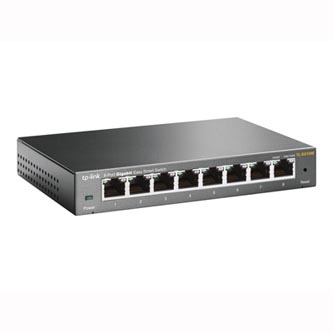 TP-LINK, TL-SG108E, LAN, 10/100/1000Mbps, 8 portový, management sítě