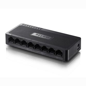 NETIS, ST3108S, mini switch, LAN, 10/100Mbps, 8-mi portový