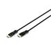 Digitus Připojovací kabel HDMI AOC s hybridním vláknem, typ A M/M, 15 m, UHD 4K@60 Hz, CE, zlatá, bl