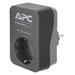 APC Essential SurgeArrest, 1 Ausgang, schwarz, 230 V, Deutschland