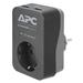 APC Essential SurgeArrest, 1 Ausgang, 2 USB-Anschlüsse, schwarz, 230 V, Deutschland