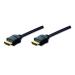 Digitus Highspeed Ethernet HDMI (1.4) propojovací kabel, 3x stíněný, AWG 30, 5m, pozl. kontakty