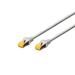Digitus CAT 6A S-FTP patch cable, LSOH, Cu, AWG 26/7, Length 1m , color grey
