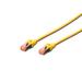Digitus Patch Cable, S-FTP, CAT 6, AWG 26, žlutý 3m