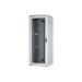 Digitus 36U network cabinet, 1787x800x800 mm glass front door and double wing opening rear door color grey (RAL 7035)