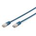 Digitus CAT 5e SF-UTP patch cable, Cu, PVC AWG 26/7, length 2 m, color blue