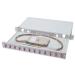 Digitus Fiber Optic Sliding Splice Box, 1U, Equipped 12x LC duplex, incl. M 25 Screw, Splice Cassette Color Pigtails OM4, Adapter