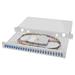 Digitus Fiber Optic Sliding Splice Box, 1U, Equipped 24x LC duplex, incl. M 25 Screw, Splice Cassette Singlemode OS2, Color Pigtai