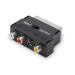 Ednet Audio/Video Adapter, Scart - 3x Cinch + SVHS M/F/F/F si, gold