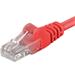 Premiumcord Patch kabel CAT6a S-FTP, RJ45-RJ45, AWG 26/7 1,5m červená