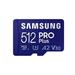 Samsung micro SDXC karta 512 GB PRO Plus + SD adaptér