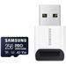 Samsung Micro SDXC karta 256GB PRO Ultimate + USB adaptér