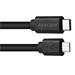 Avacom datový a nabíjecí kabel USB Type-C - Micro USB, 100cm, černá
