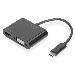 DIGITUS USB Type-C™ - HDMI + VGA Adapter