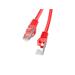 LANBERG Patch kabel CAT.6 FTP 0.25M červený Fluke Passed  