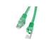 LANBERG Patch kabel CAT.6 FTP 3M zelený Fluke Passed  