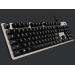 Logitech klávesnice Gaming G413, bílé podsvícení, US - stříbrná