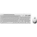 Genius SlimStar 8230 Set klávesnice a myši, bezdrátový, CZ+SK layout, Bluetooth, 2,4GHz, USB, bílá