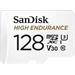 SanDisk High Endurance microSDHC 128GB + adaptér 