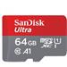 SanDisk Ultra/micro SDHC/64GB/140MBps/UHS-I U1 / Class 10/+ Adaptér