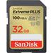 SanDisk SDHC karta 32GB Extreme PLUS (100 MB/s Class 10, UHS-I U3 V30)2-pack