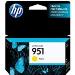 HP CN052AE Ink Cart No.951 pro OJ Pro 8610,8620, 700str., Yellow