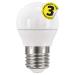 Emos LED žárovka MINI GLOBE, 6W/40W E27, CW studená bílá, 470 lm, Classisc A+