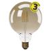 Emos LED žárovka Globe G125, 4W/34W E27, WW+ teplá bílá+, 380 lm, Filament Vintage A++