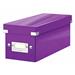 Krabice na CD Leitz Click&Store, purpurová