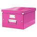 Univerzální krabice Leitz Click&Store, velikost M (A4), růžová