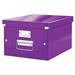 Univerzální krabice Leitz Click&Store, velikost M (A4), purpurová