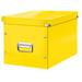 Čtvercová krabice Leitz Click&Store, velikost L (A4), žlutá