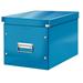Čtvercová krabice Leitz Click&Store, velikost L (A4), modrá