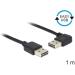 Delock Kabel EASY-USB 2.0-A samec > samec pravoúhlý 1 m