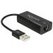 Delock Adapter USB 2.0 > LAN 10/100 Mb/s