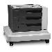 HP 3x500 sheet Paper Feeder with stand to be used with HP LaserJet M4555 MFP and M4555h MFP
