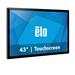Elo 4303L 43" LCD Monitor, FHD, HDMI 1.4 & DisplayPort 1.2, Projected Capacitive 40-Touch with Palm Rejection, černá