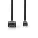 Nedis CVGP34700BK20 - Kabel High Speed HDMI™ s Ethernetem | Konektor HDMI™ - HDMI™ Micro Konektor | 2 m | Černá barva