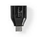 Nedis CCGB60915BK - USB 3.0 Adaptér | Typ-C Zástrčka - A Zásuvka | Černá barva