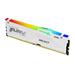 KINGSTON 32GB 6000MT/s DDR5 CL40 DIMM (Kit of 2) FURY Beast White RGB XMP