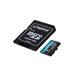 KINGSTON 512GB microSDHC Canvas Go! Plus 170R/100W U3 UHS-I V30 Card + SD Adapter