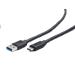 Kabel CABLEXPERT USB 3.0 AM na Type-C kabel (AM/CM), 1,8m, černý