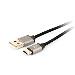 Kabel CABLEXPERT USB 3.0 AM na Type-C kabel (AM/CM), 1,8m, opletený, černý, blister