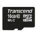 Transcend 16GB microSDHC (Class 10) MLC průmyslová paměťová karta (bez adaptéru), 20MB/s R, 16MB/s W