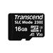 Transcend 16GB microSDHC230I UHS-I U3 V30 A1 (Class 10) 3D TLC (SLC mode) průmyslová paměťová karta, 100MB/s R, 70MB/s W